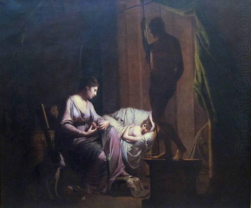Joseph wright of derby Penelope Unravelling Her Web china oil painting image